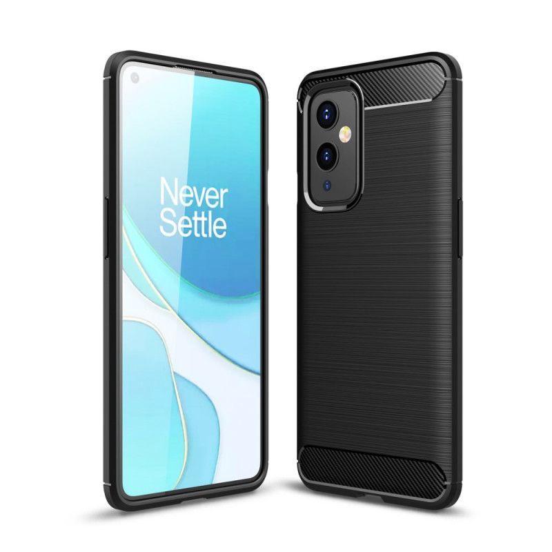 Kryt Na Oneplus 9 Kartáčované Uhlíkové Vlákno