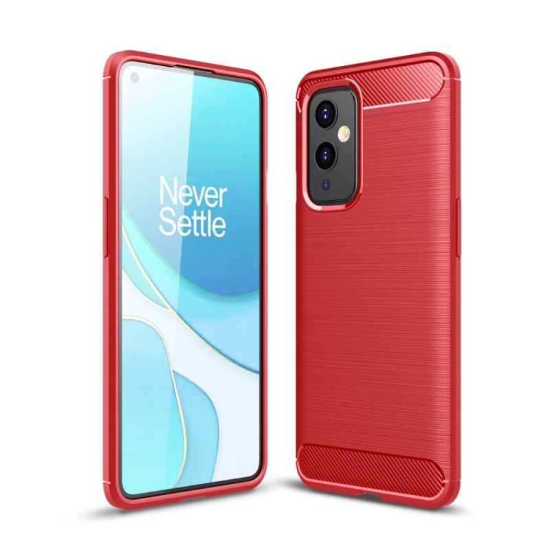 Kryt Na Oneplus 9 Kartáčované Uhlíkové Vlákno