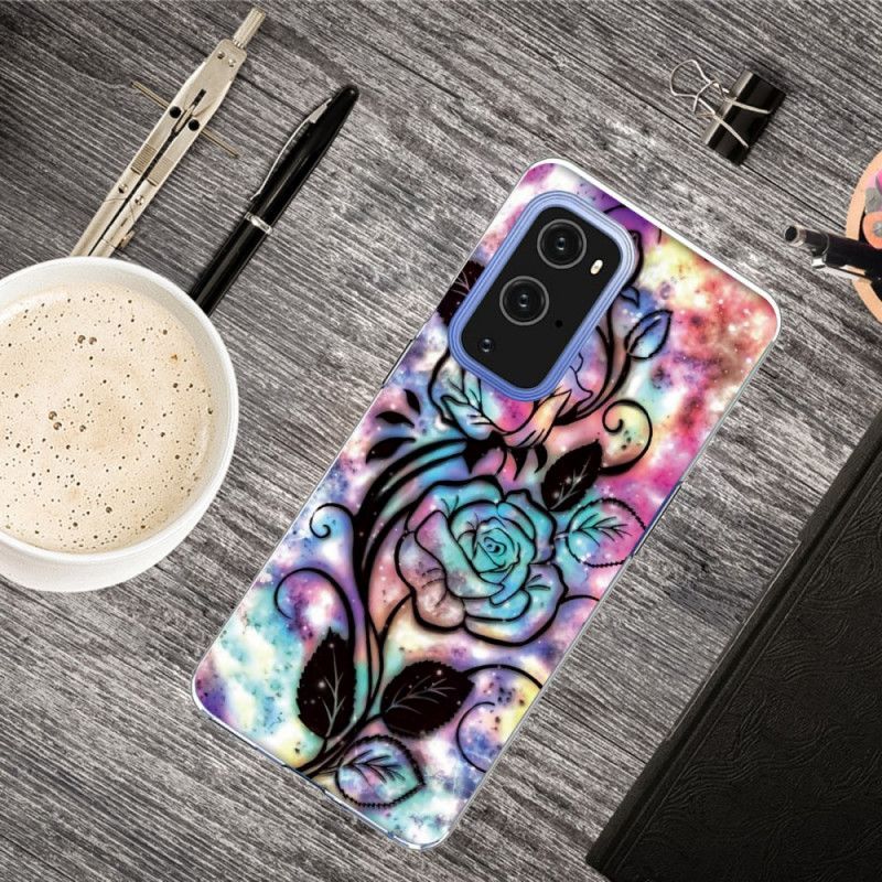 Kryt Na Oneplus 9 Pro Grafická Květina