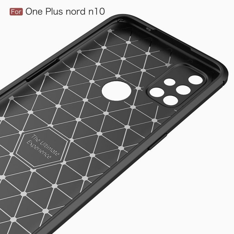 Kryt Na Oneplus Nord N10 Kartáčované Uhlíkové Vlákno