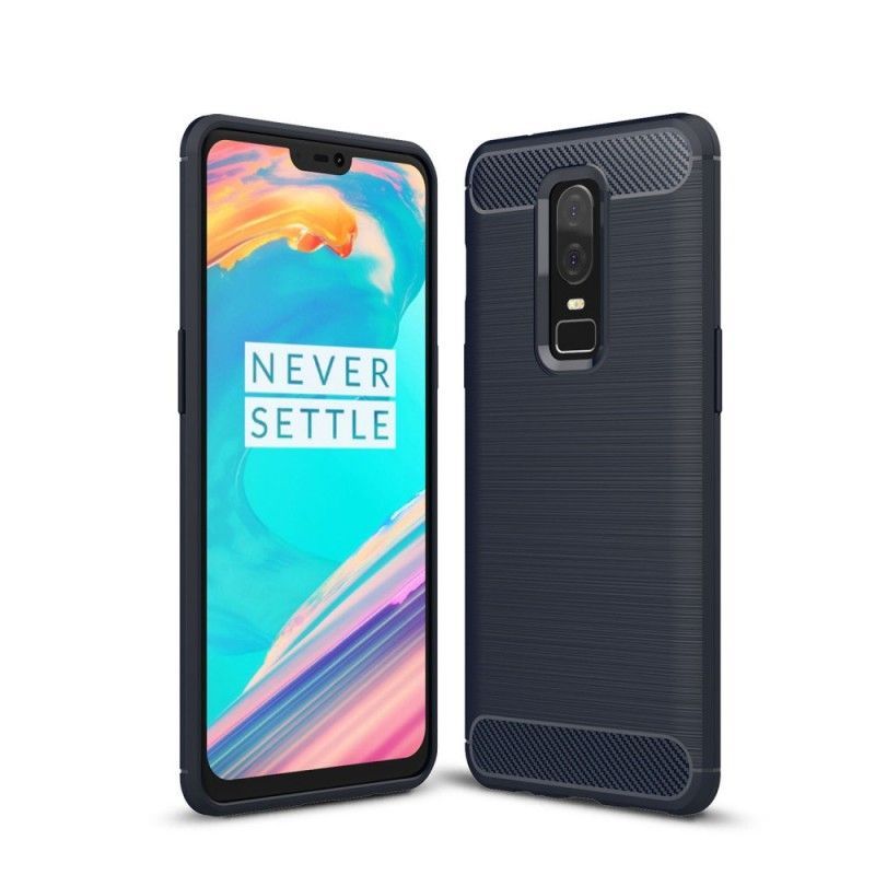 Kryt Oneplus 6 Kartáčované Uhlíkové Vlákno