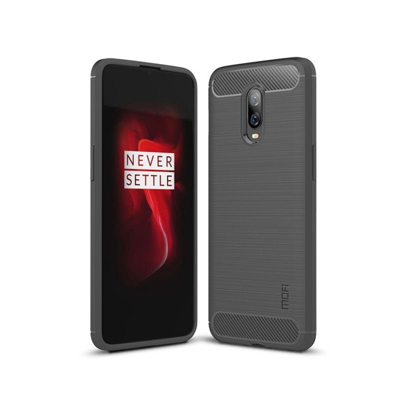 Kryt Oneplus 6t Mofi Kartáčované Uhlíkové Vlákno