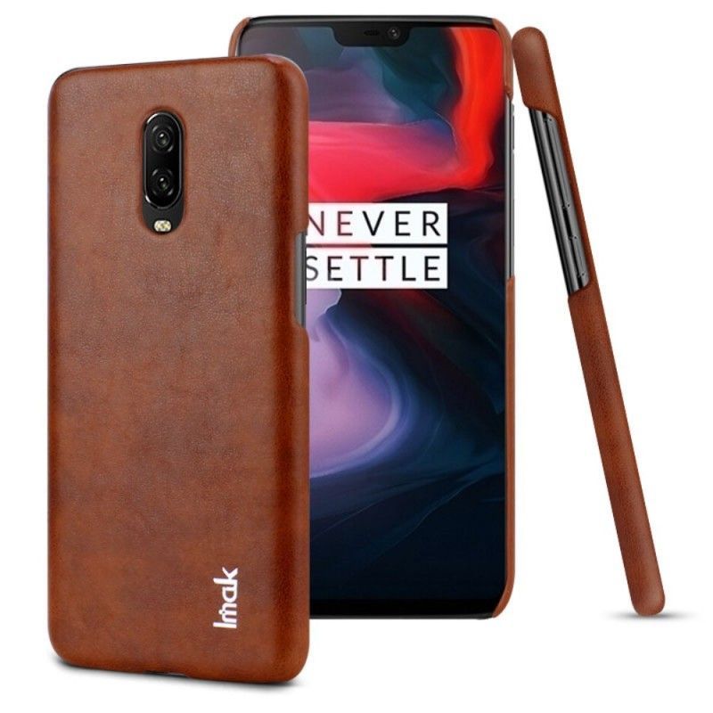 Kryt Oneplus 6t Série S Koženým Efektem Imak Ruiyi