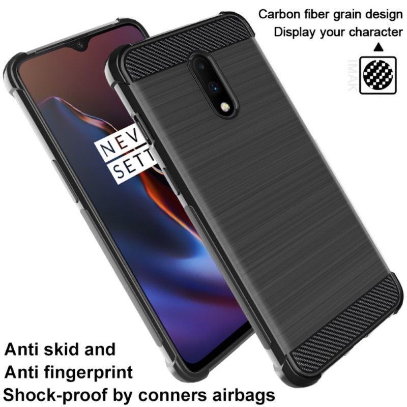 Kryt Oneplus 7 Imak Kartáčované Uhlíkové Vlákno