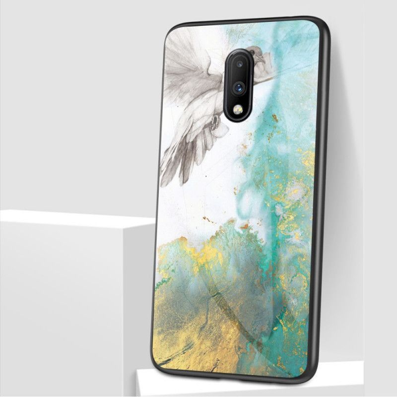 Kryt Oneplus 7 Prémiové Barvy Z Tvrzeného Skla