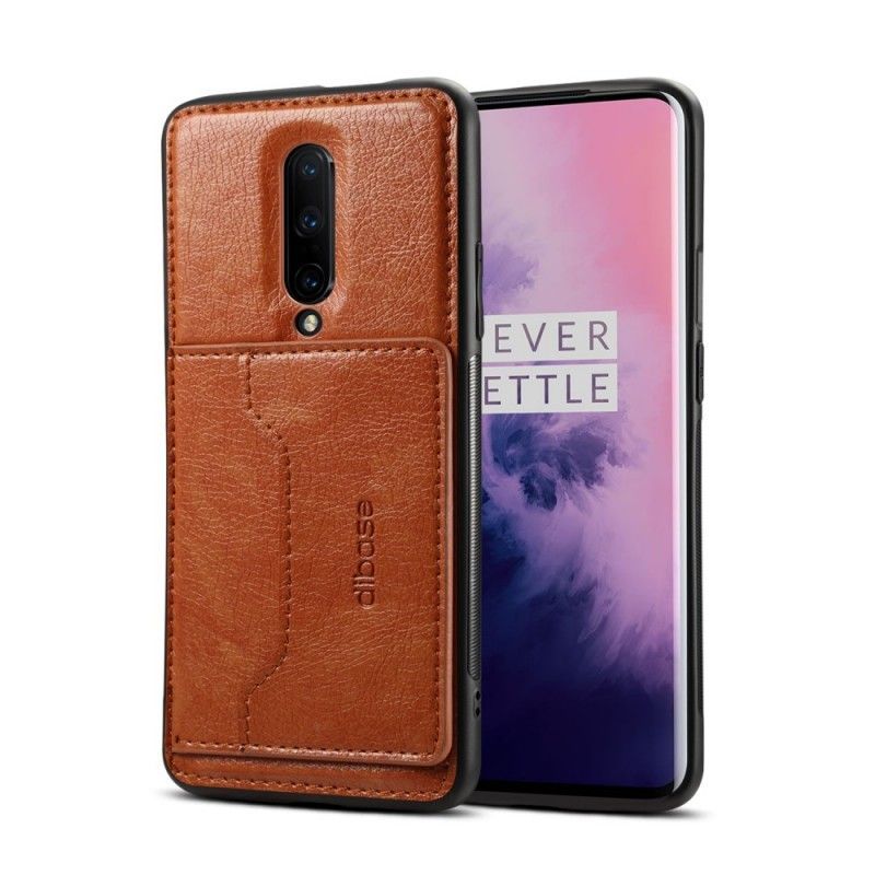 Kryt Oneplus 7 Pro Držák Na Karty Z Umělé Kůže