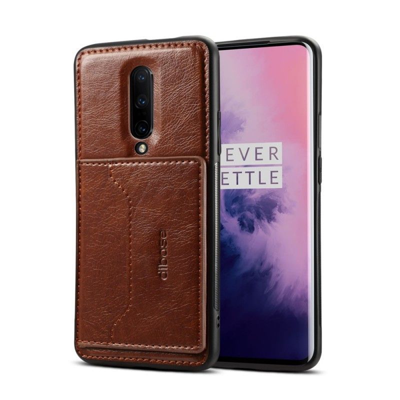 Kryt Oneplus 7 Pro Držák Na Karty Z Umělé Kůže