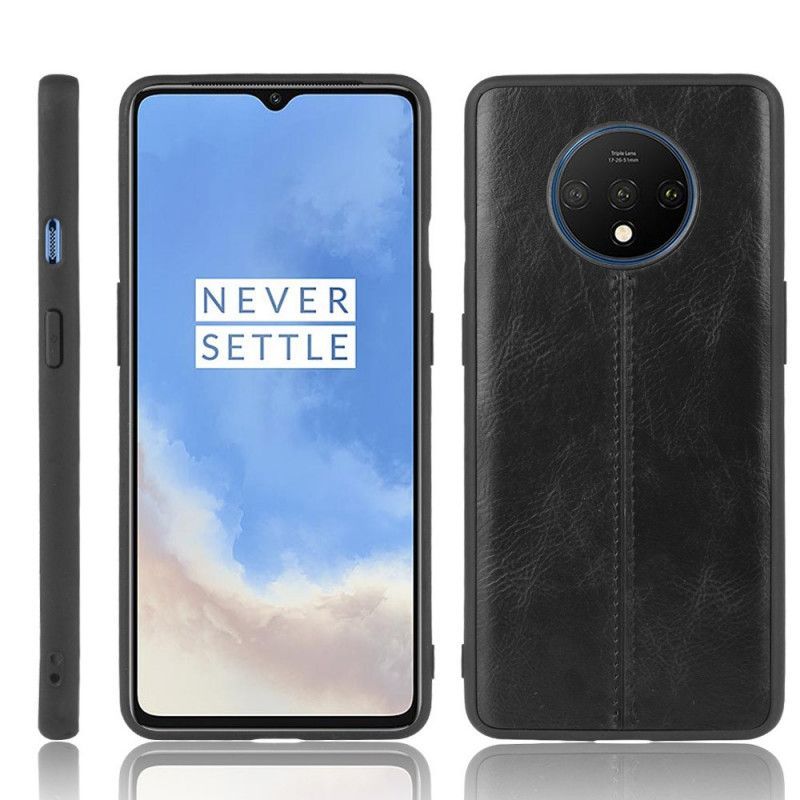 Kryt Oneplus 7t Styl Prošívání Kůže