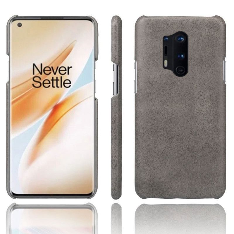 Kryt Oneplus 8 Pro Ksq Kožený Efekt