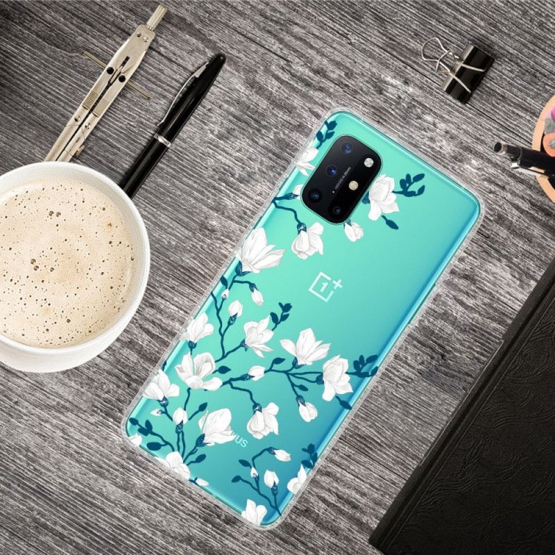 Kryt Oneplus 8t Bílé Květy