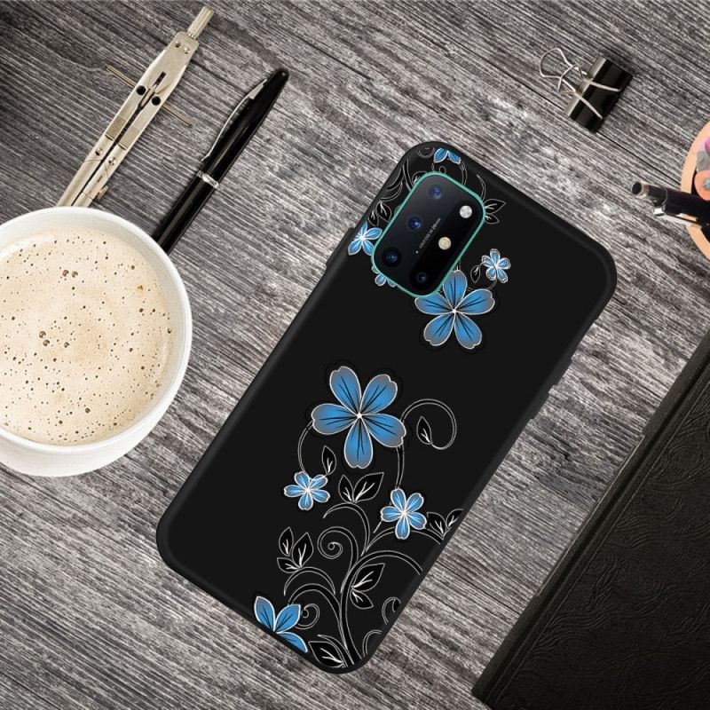 Kryt Oneplus 8t Modré Květy