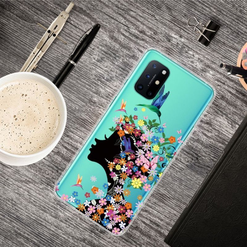 Kryt Oneplus 8t Pěkná Květinová Hlava