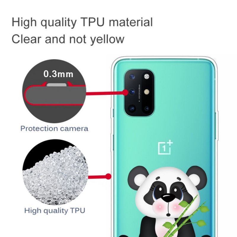 Kryt Oneplus 8t Průhledná Smutná Panda