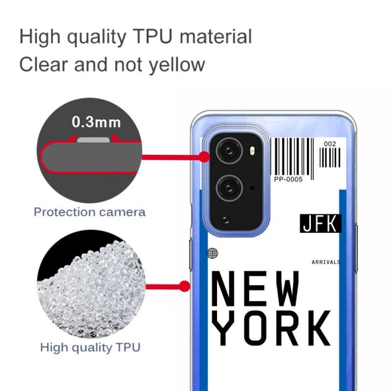 Kryt Oneplus 9 Palubní Vstupenka Do New Yorku