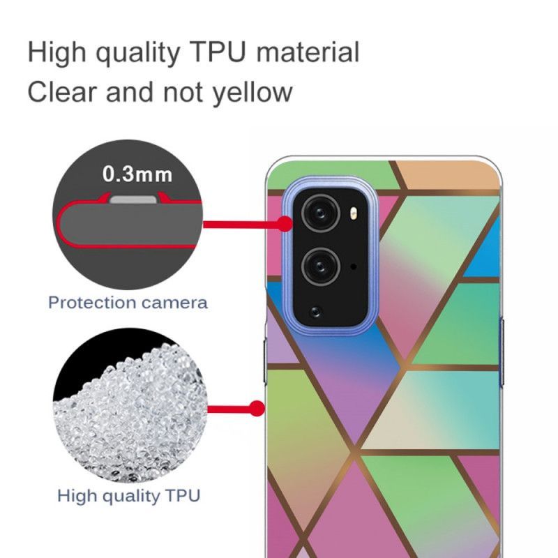 Kryt Oneplus 9 Pro Geometrický Mramor