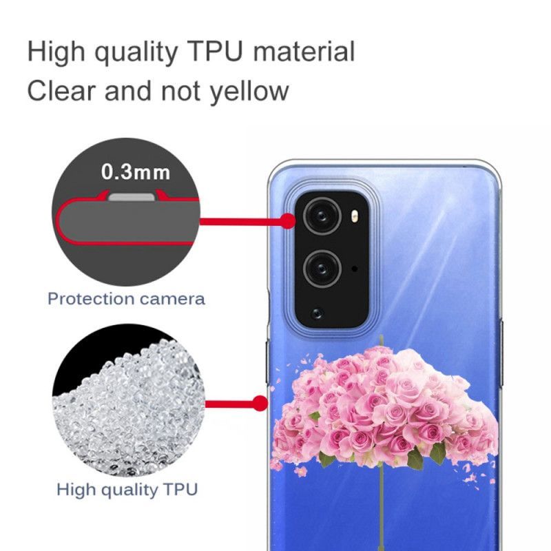 Kryt Oneplus 9 Pro Růžový Deštník