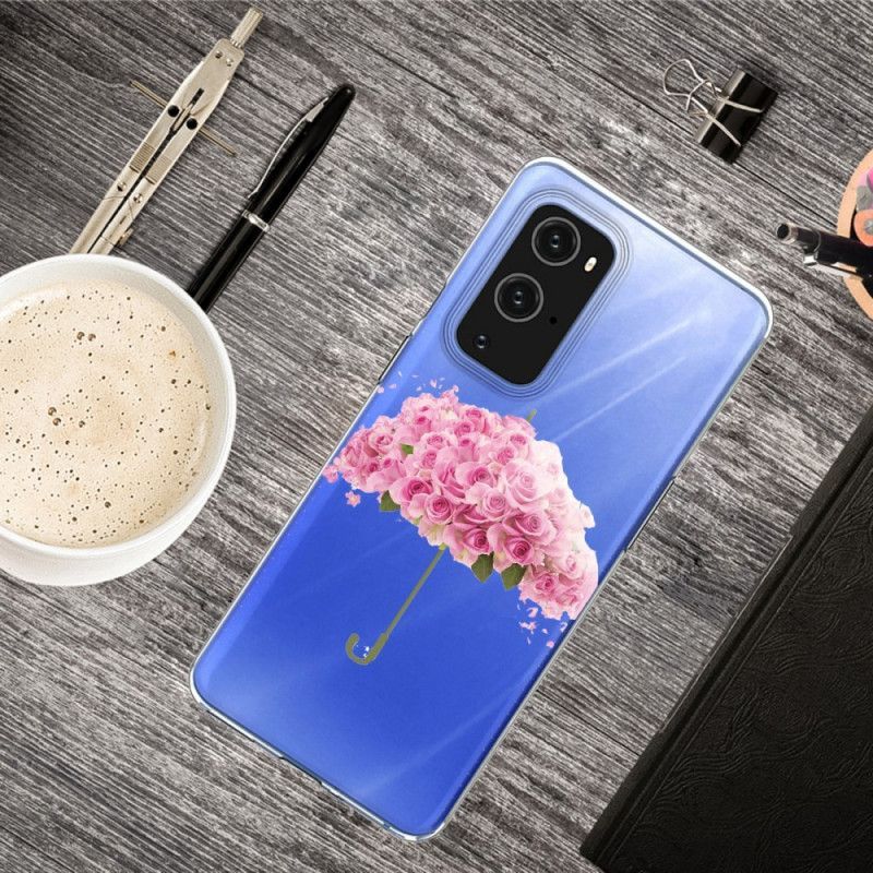 Kryt Oneplus 9 Pro Růžový Deštník