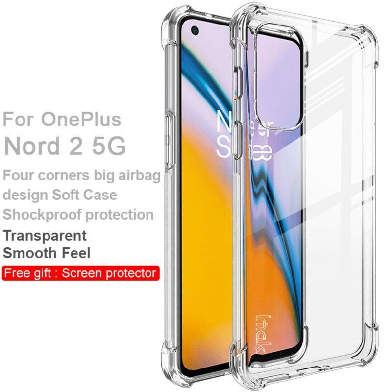 Kryt Oneplus Nord 2 5g Transparentní Hedvábný Imak