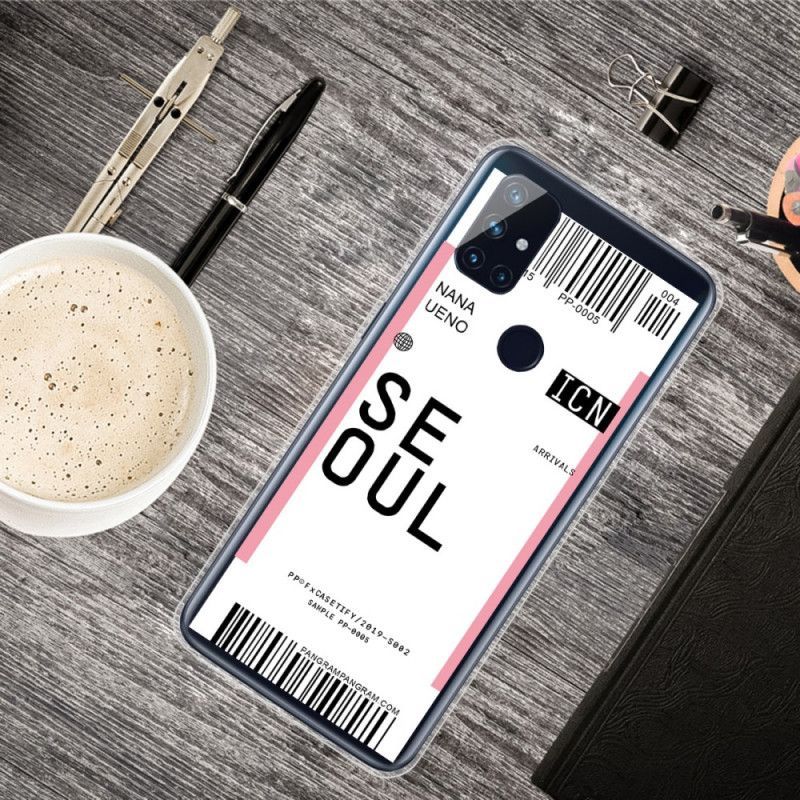 Kryt Oneplus Nord N10 Palubní Vstupenka Do Soulu