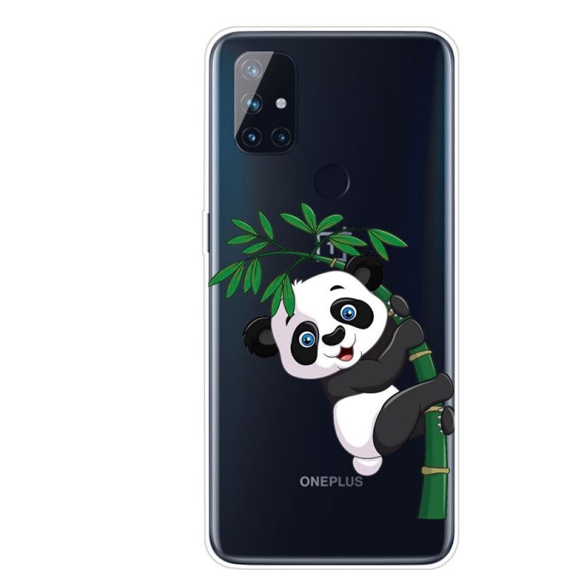 Kryt Oneplus Nord N10 Průhledná Panda Na Bambusu