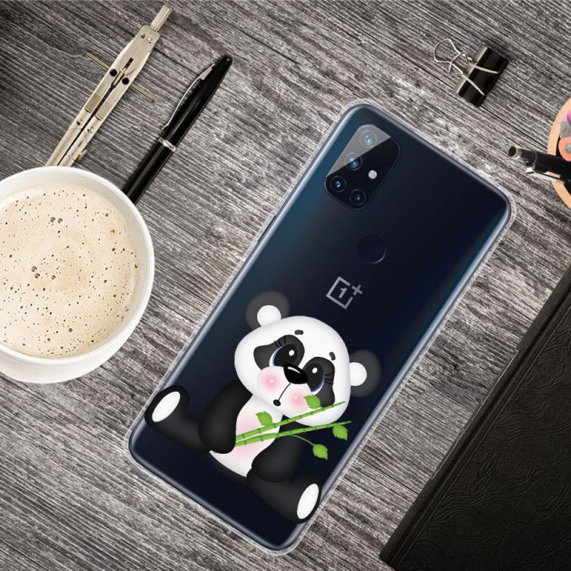 Kryt Oneplus Nord N10 Průhledná Smutná Panda