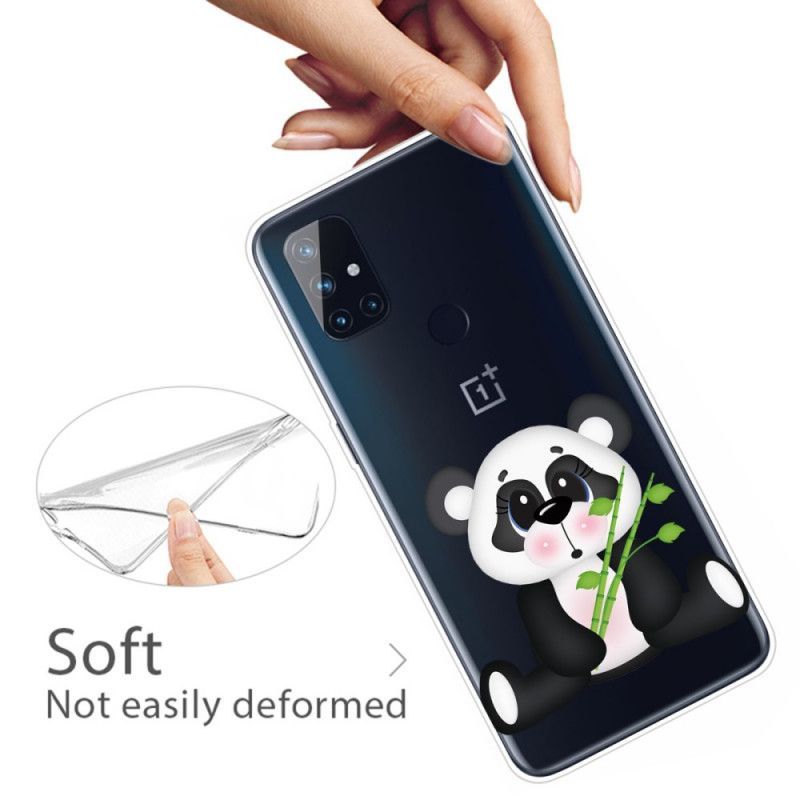 Kryt Oneplus Nord N10 Průhledná Smutná Panda