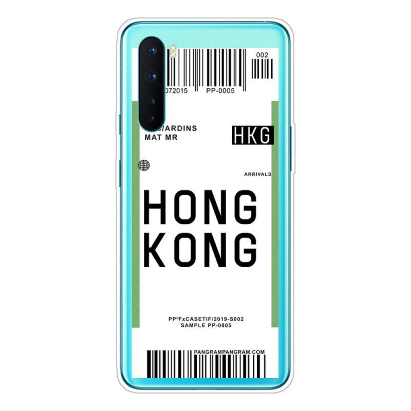 Kryt Oneplus Nord Palubní Vstupenka Do Hong Kongu