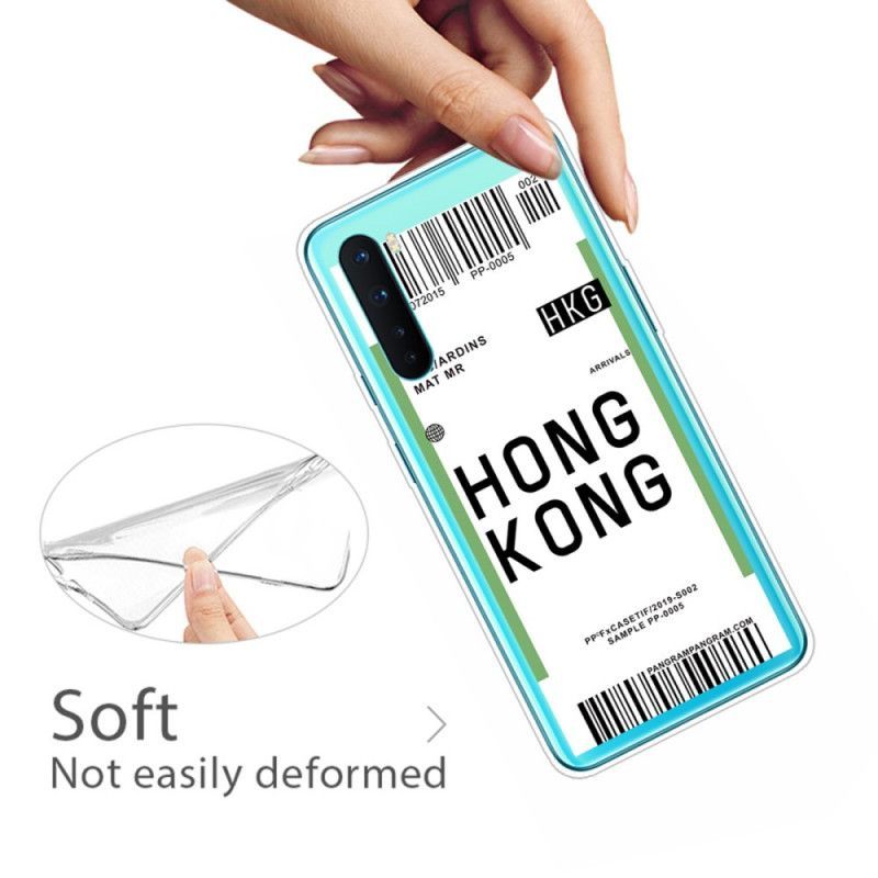 Kryt Oneplus Nord Palubní Vstupenka Do Hong Kongu