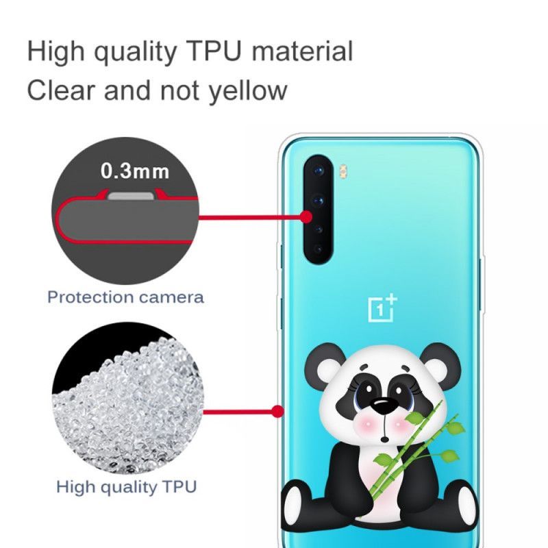 Kryt Oneplus Nord Průhledná Smutná Panda