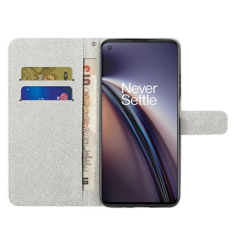 Peněženková Pouzdra Oneplus Nord 2 5g Pásové Měsíčnice