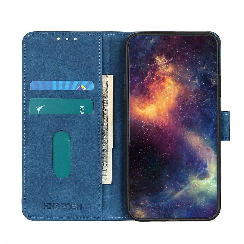 Azus Zenfone 8 Flip Cover Vintage Khazneh Kožený Efekt