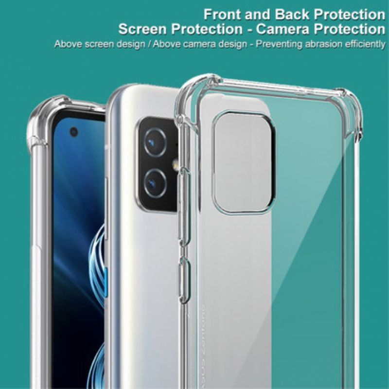 Azus Zenfone 8 Pouzdro Transparentní Hedvábný Imak