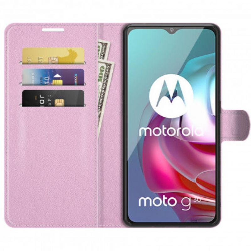 Cover Moto G30 / Moto G10 Klasický Efekt Liči