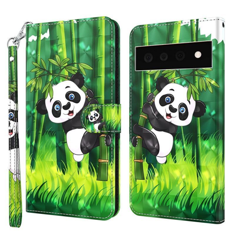 Flipové Pouzdro Google Pixel 6 Pro Panda A Bambus