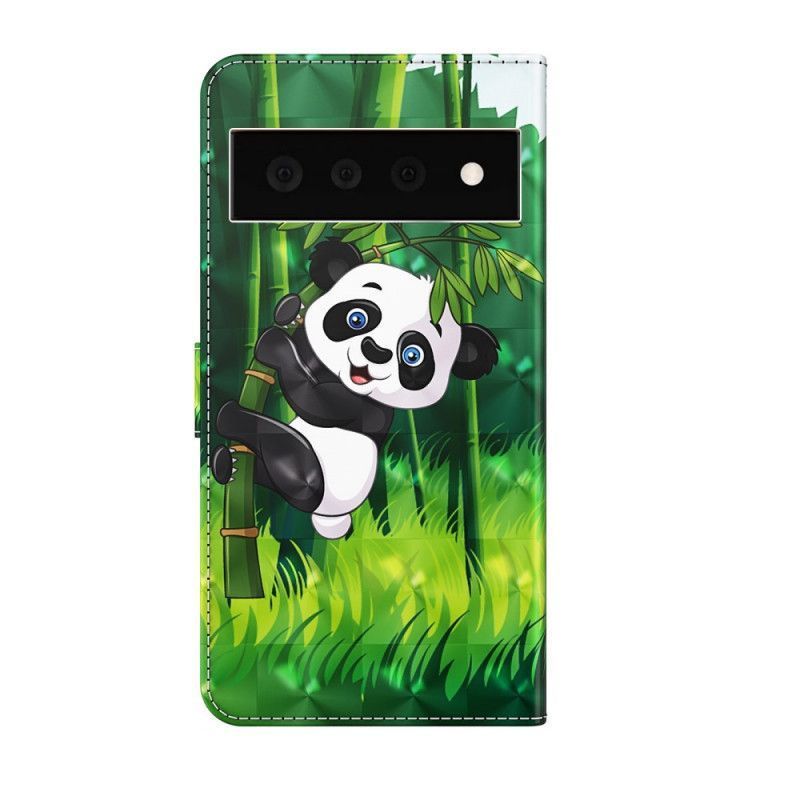 Flipové Pouzdro Google Pixel 6 Pro Panda A Bambus