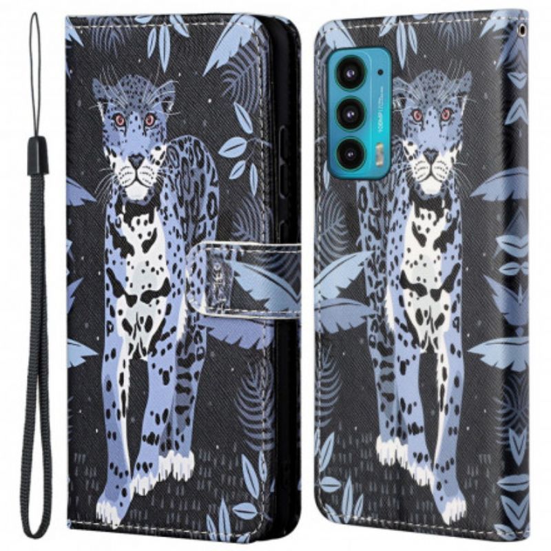 Flipové Pouzdro Motorola Edge 20 Tanga Leoparda