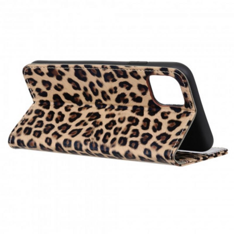 Flipové Pouzdro Na Moto G100 Leopard