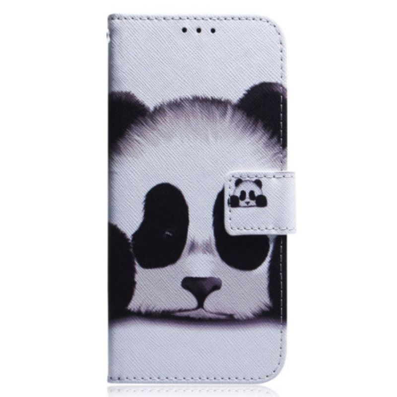 Flipové Pouzdro Na Oppo Reno 8 Panda S Lanyardem