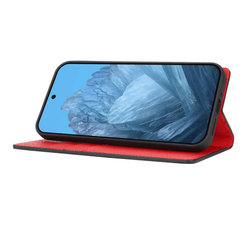 Kožené Pouzdro Folio Google Pixel 9 Pro Textura Litchi S Ramenním Popruhem