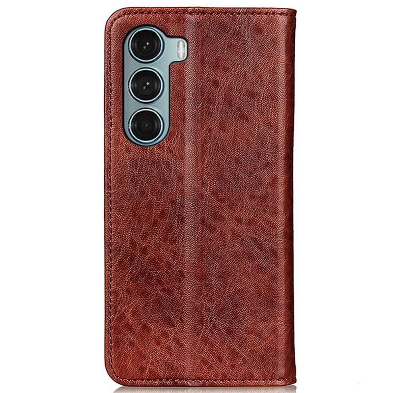 Kožené Pouzdro Folio Moto G200 5g Textura Kůže