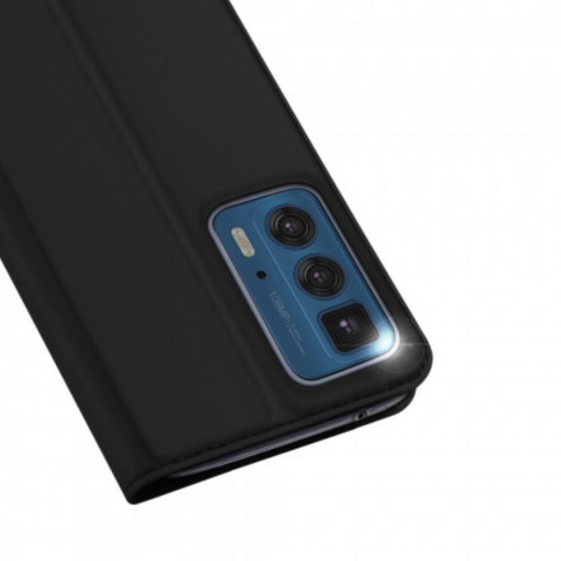 Kožené Pouzdro Folio Motorola Edge 20 Pro Kůže Pro Dux Ducis