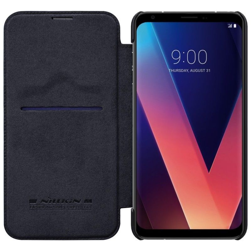 Kožené Pouzdro Folio Na Lg V30 Řada Nillkin Qin