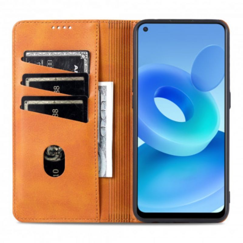 Kožené Pouzdro Folio Na Oppo A94 5g Styl Kůže Azns