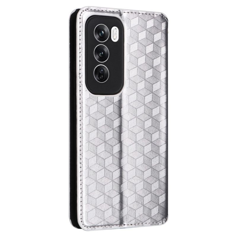 Kožené Pouzdro Folio Na Oppo Reno 12 5g 3d Diamanty