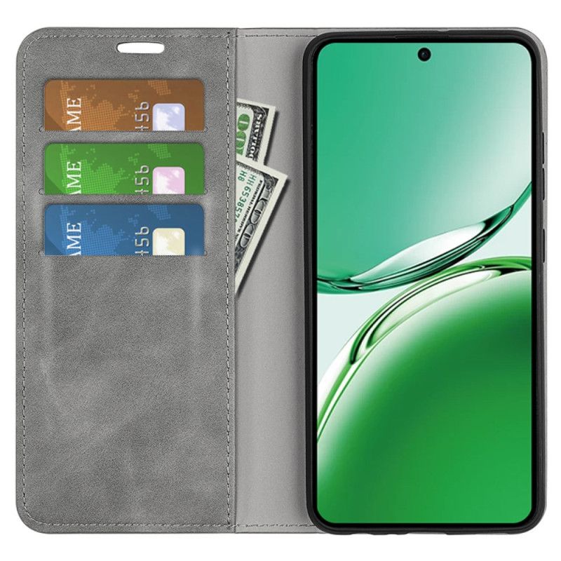 Kožené Pouzdro Folio Na Oppo Reno 12f 5g Klasika