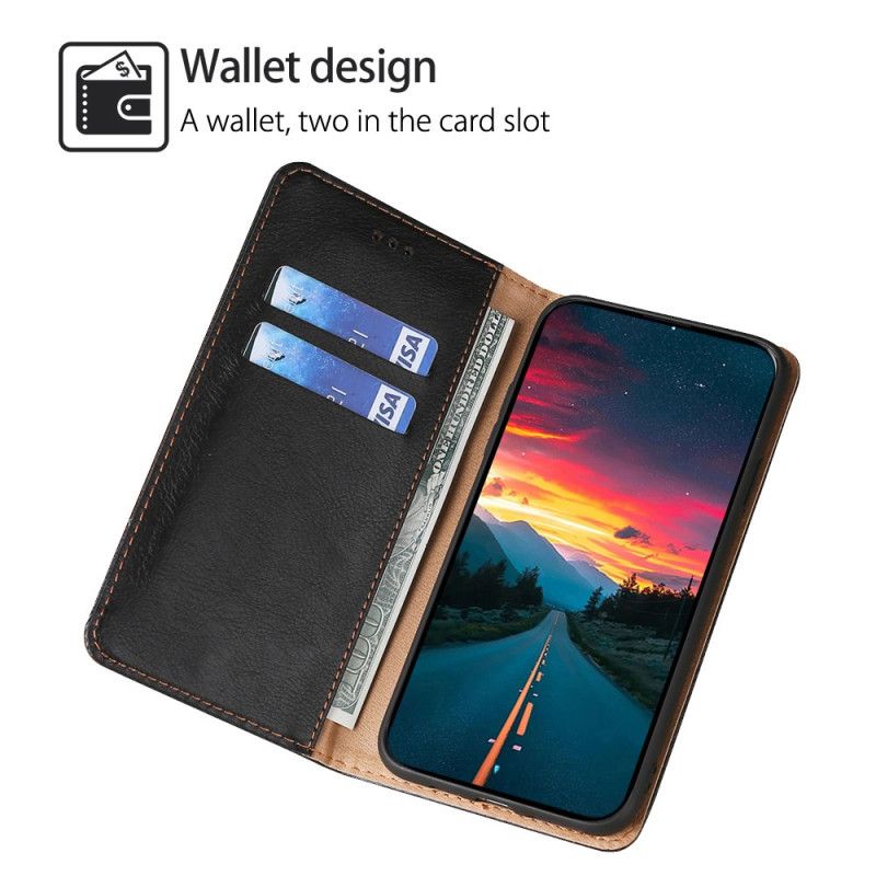 Kožené Pouzdro Folio Na Realme 12 Pro / 12 Pro Plus Klasika