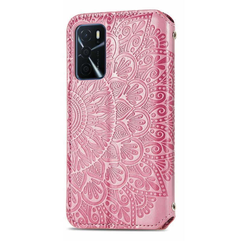 Kožené Pouzdro Folio Oppo A16 / A16s Mandala