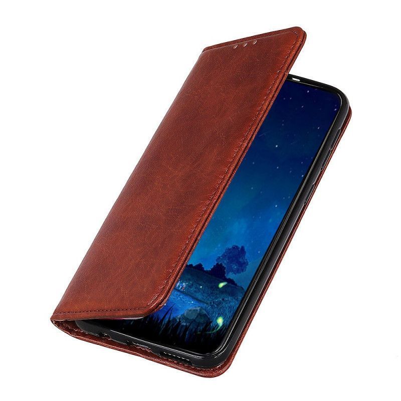 Kožené Pouzdro Folio Oppo A74 4g Textura Kůže