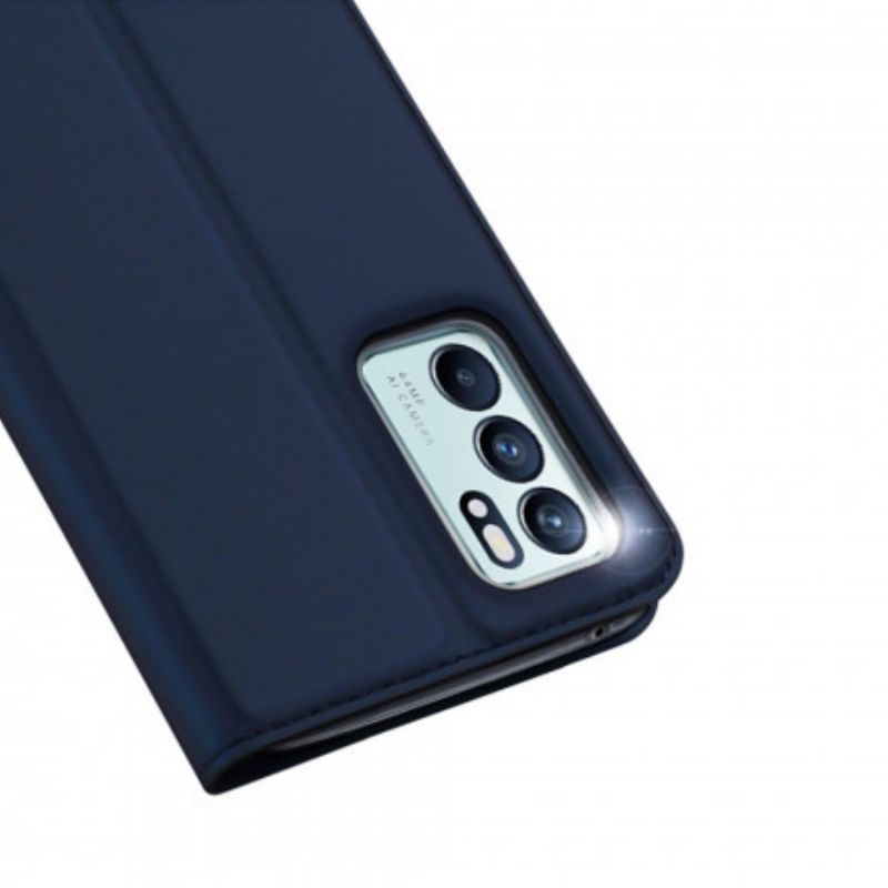 Kožené Pouzdro Folio Oppo Reno 6 5g Magnetický Dux Ducis