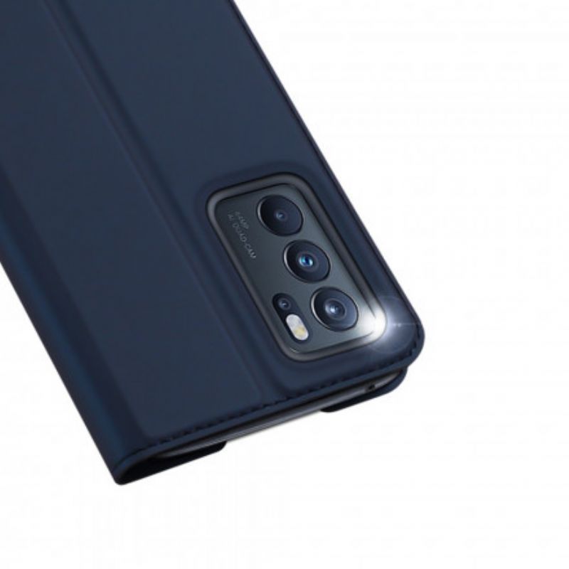 Kožené Pouzdro Folio Oppo Reno 6 Pro 5g Řada Skin Pro Dux Ducis